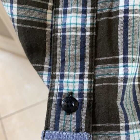 Scotch & Soda • Plaid Button Down Shirt Size Small - Picture 2 of 5